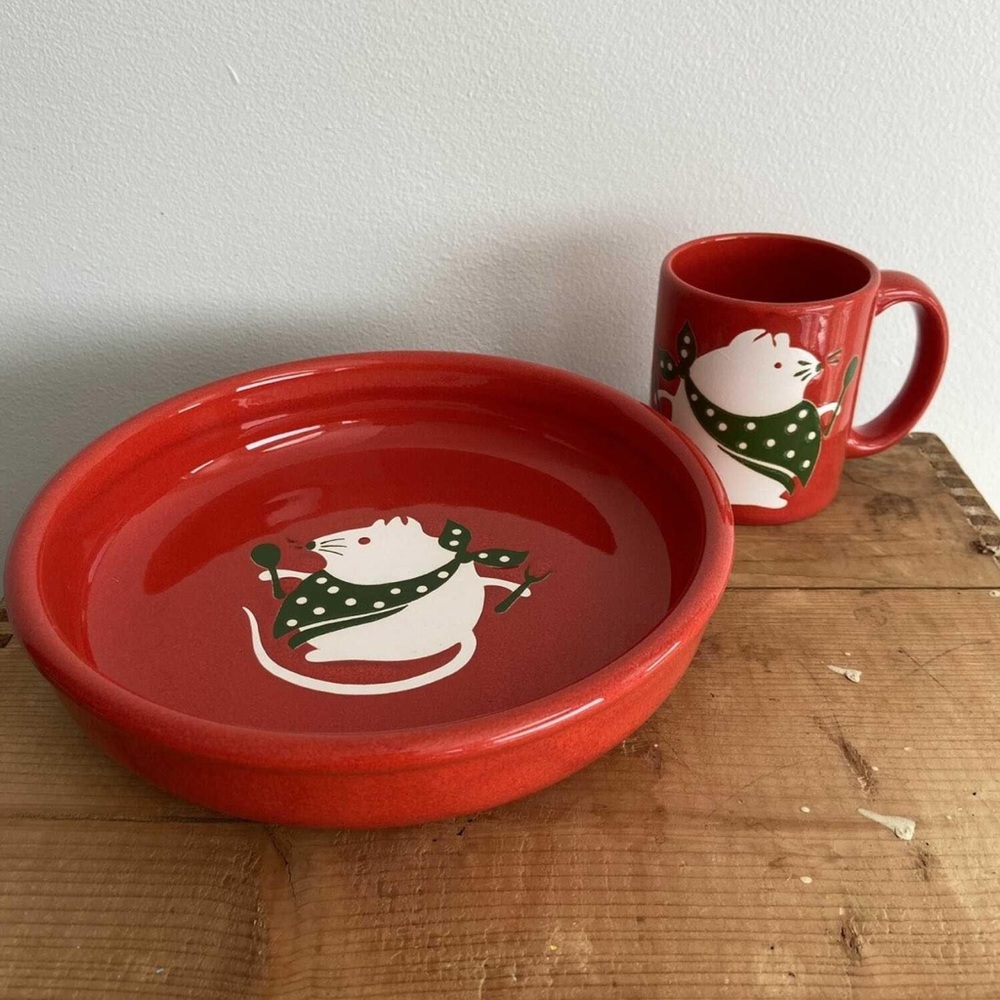 Vintage Waechtersbach mug & bowl